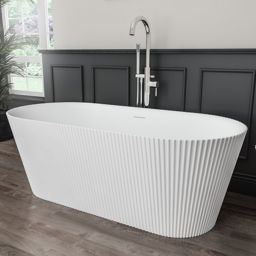 Beaufort Sandford 1500 White Double Ended Freestanding Bath