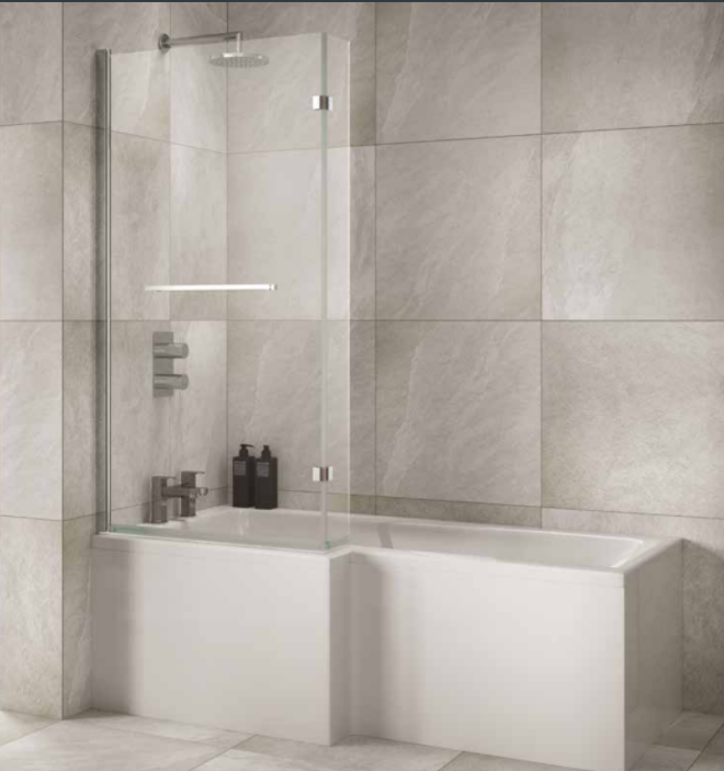 Milton Sommer L Shaped Shower Bath Bathroom Suite, milton-sommers ...