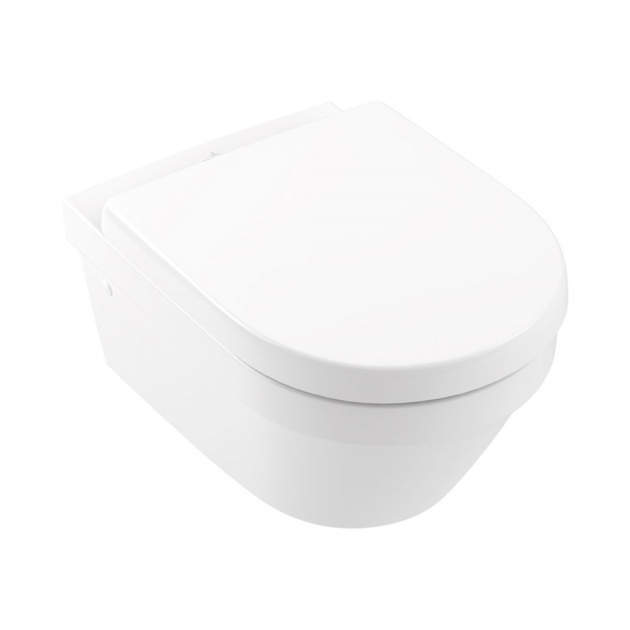 Villeroy & Boch Architectura Rimless Wall Mounted Toilet Wrap Over Seat