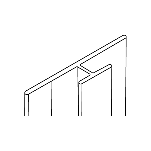 Jointing Strip - H Joint Trim - Wetwall Alloy